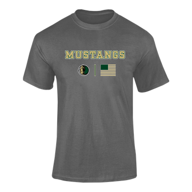 Morrow Mustangs Team Colors Flag Men's SS T-Shirt