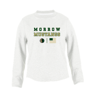 Morrow Mustangs Spirit Flag Women's Sweatshirt