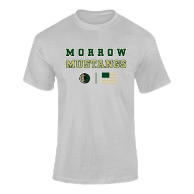 Morrow Mustangs Spirit Flag Men's Premium SS T-Shirt
