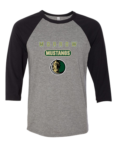 Morrow Mustangs Mascot #3 Women's Baseball T-Shirt