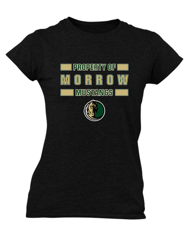 Morrow Mustangs Property Of Women's SS T-Shirt