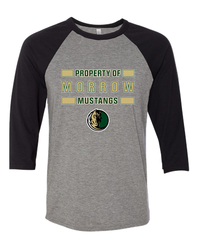 Morrow Mustangs Property Of Men's Baseball T-Shirt