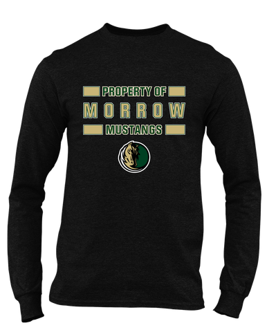 Morrow Mustangs Property Of Men's LS T-Shirt