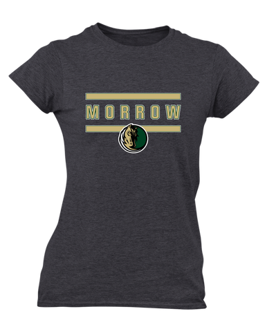 Morrow Mustangs Mascot #4 Women's Premium SS T-Shirt