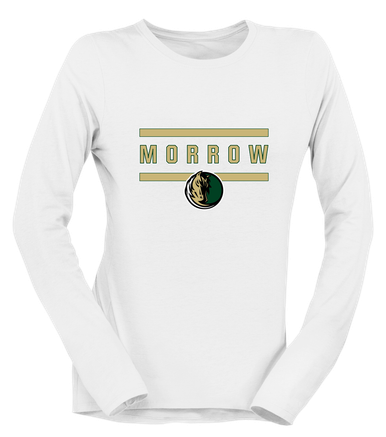Morrow Mustangs Mascot #4 Women's Premium LS T-Shirt