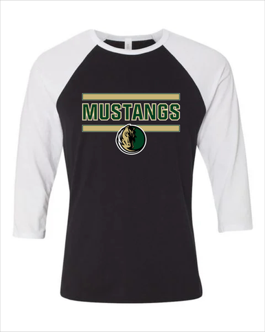Morrow Mustangs Mascot #5 Men's Baseball T-Shirt