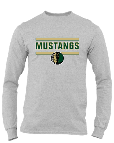 Morrow Mustangs Mascot #5 Men's LS T-Shirt