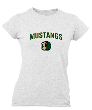 Morrow Mustangs Mascot #6 Women's Premium SS T-Shirt
