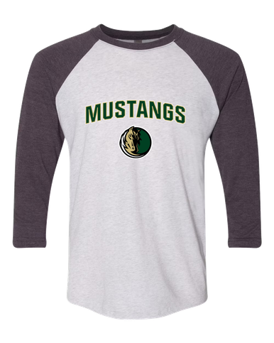 Morrow Mustangs Mascot #6 Men's Baseball T-Shirt