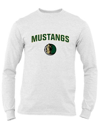 Morrow Mustangs Mascot #6 Men's LS T-Shirt