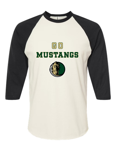 Morrow Mustangs Go Team Men's Baseball T-Shirt