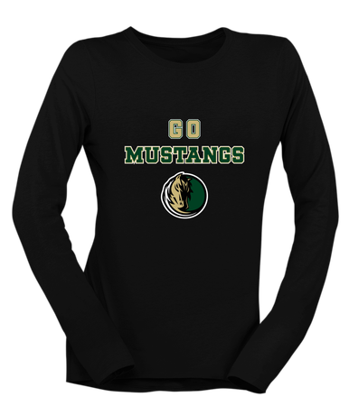 Morrow Mustangs Go Team Women's LS T-Shirt