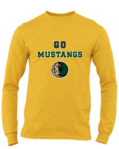 Morrow Mustangs Go Team Men's LS T-Shirt