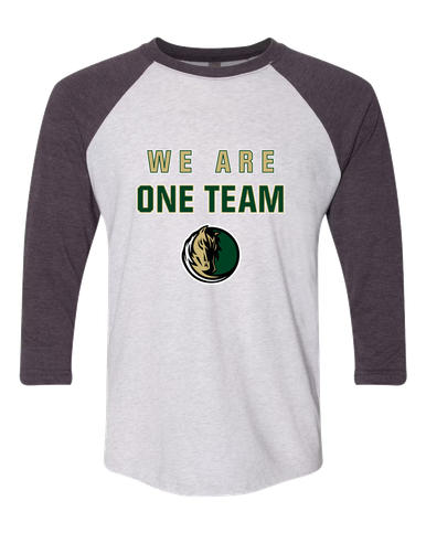 Morrow Mustangs We Are One Team Women's Baseball T-Shirt