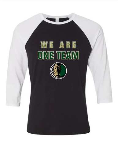 Morrow Mustangs We Are One Team Men's Baseball T-Shirt