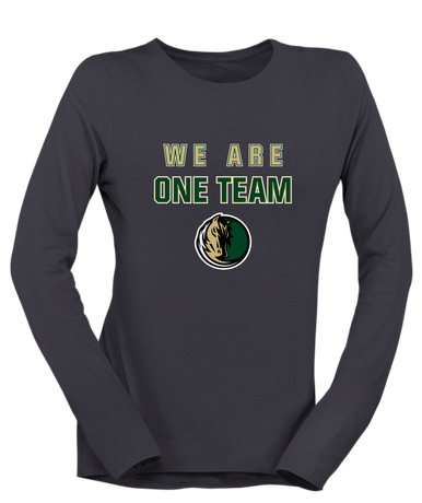 Morrow Mustangs We Are One Team Women's LS T-Shirt