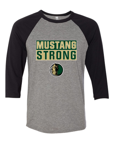 Morrow Mustangs Strong #1 Men's Baseball T-Shirt