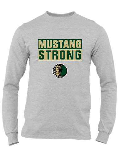 Morrow Mustangs Strong #1 Men's LS T-Shirt