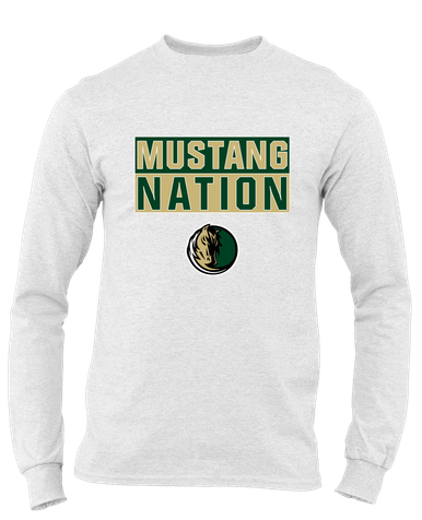 Morrow Mustangs Nation #1 Men's LS T-Shirt