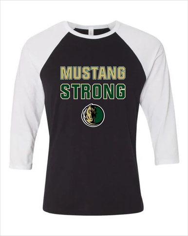 Morrow Mustangs Strong #2 Men's Baseball T-Shirt