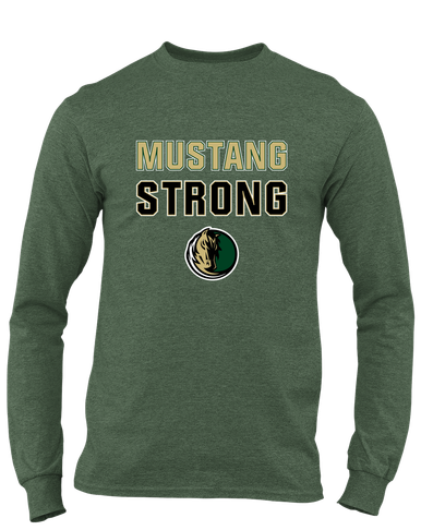 Morrow Mustangs Strong #2 Men's LS T-Shirt
