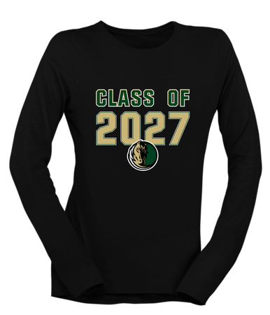 Morrow Mustangs Class of 2027 Women's Premium LS T-Shirt