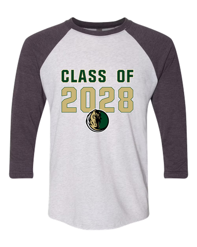 Morrow Mustangs Class of 2028 Women's Baseball T-Shirt