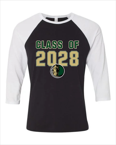 Morrow Mustangs Class of 2028 Men's Baseball T-Shirt