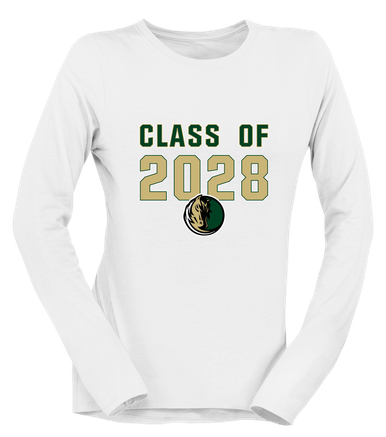 Morrow Mustangs Class of 2028 Women's LS T-Shirt