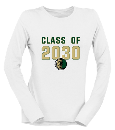 Morrow Mustangs Class of 2030 Women's Premium LS T-Shirt