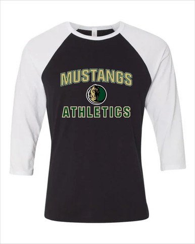 Morrow Mustangs Athletics Women's Baseball T-Shirt