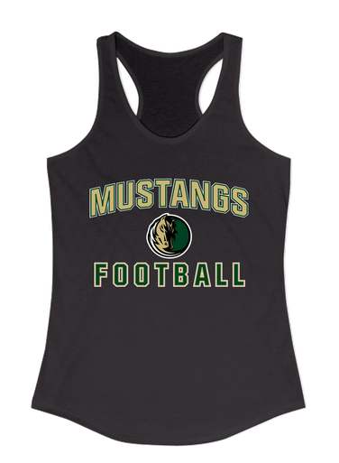 Morrow Mustangs Football #1 Women's Tank Top