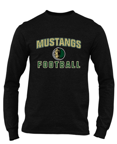 Morrow Mustangs Football #1 Men's LS T-Shirt