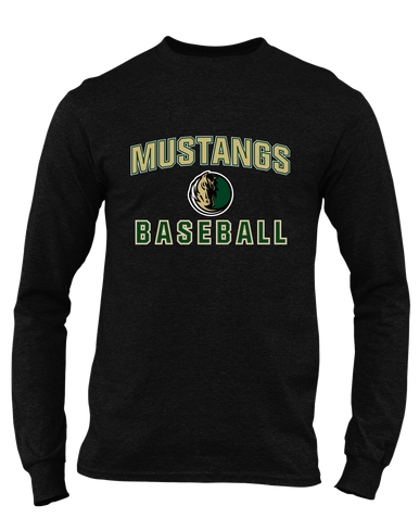 Morrow Mustangs Baseball #1 Men's Premium LS T-Shirt