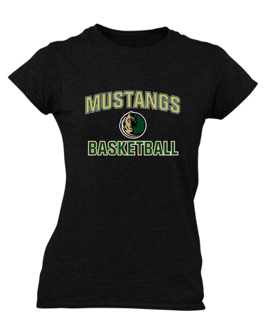 Morrow Mustangs Basketball #1 Women's SS T-Shirt