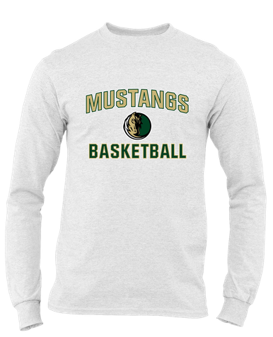 Morrow Mustangs Basketball #1 Men's LS T-Shirt