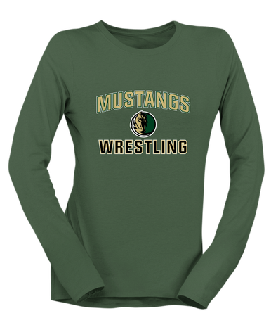 Morrow Mustangs Wrestling Women's Premium LS T-Shirt