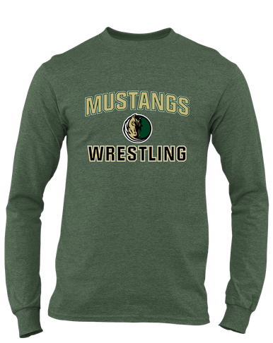 Morrow Mustangs Wrestling Men's LS T-Shirt