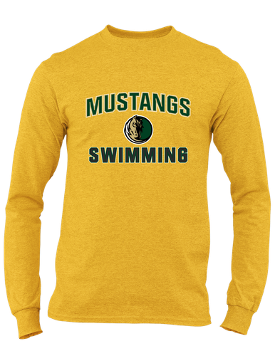 Morrow Mustangs Swimming Men's LS T-Shirt