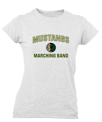 Morrow Mustangs Marching Band Women's Premium SS T-Shirt