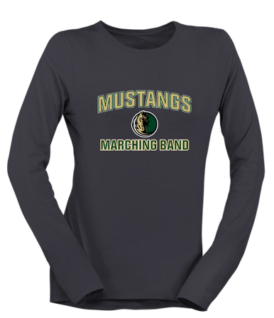 Morrow Mustangs Marching Band Women's Premium LS T-Shirt