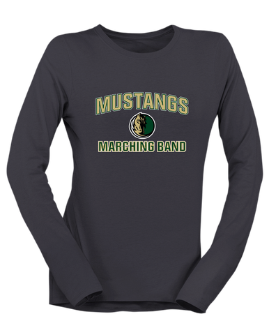 Morrow Mustangs Marching Band Women's LS T-Shirt