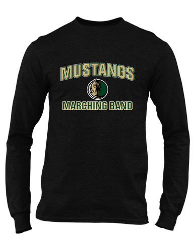 Morrow Mustangs Marching Band Men's LS T-Shirt