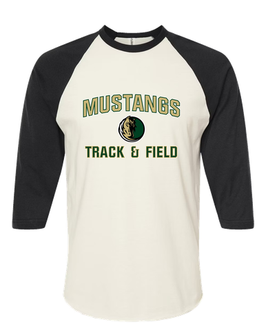 Morrow Mustangs Track & Field Men's Baseball T-Shirt