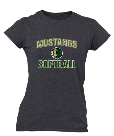 Morrow Mustangs Softball #1 Women's Premium SS T-Shirt