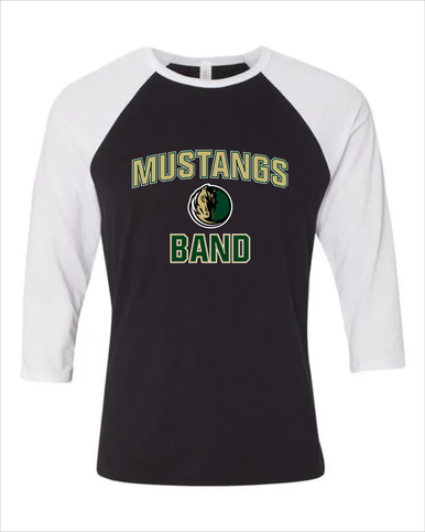 Morrow Mustangs Band # 1 Men's Baseball T-Shirt