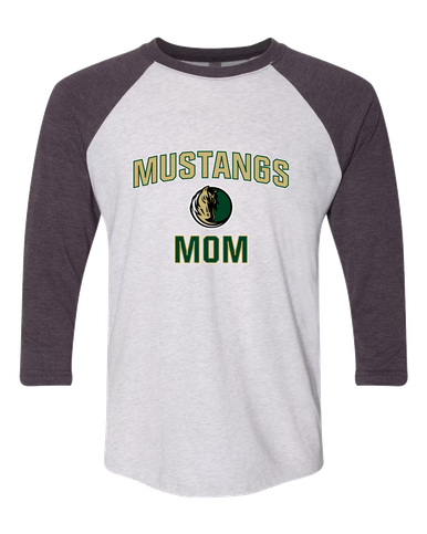 Morrow Mustangs Mom Women's Baseball T-Shirt