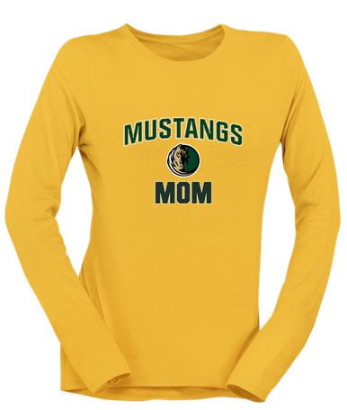 Morrow Mustangs Mom Women's LS T-Shirt