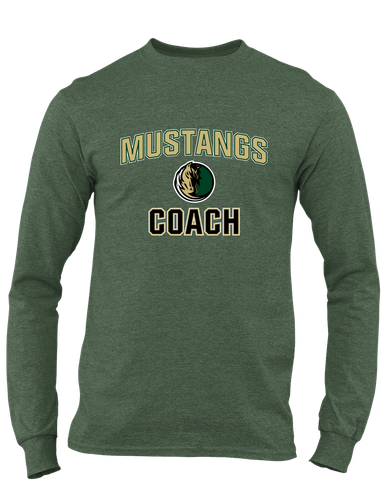 Morrow Mustangs Coach Men's Premium LS T-Shirt