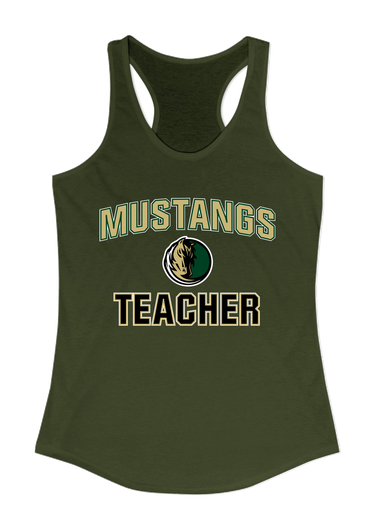 Morrow Mustangs Teacher Women's Tank Top